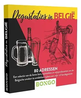 Dreamland Bongo cadeaubon Degustaties in België aanbieding