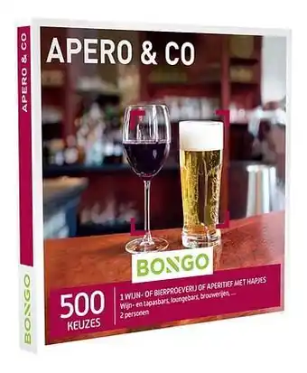 Dreamland Bongo cadeaubon Apero & Co aanbieding
