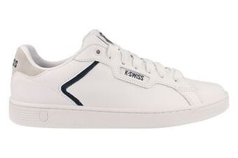 Berca Shoes k.swiss Sneaker Laag Heren Clean Court Memory Foam Comfort - Wit aanbieding