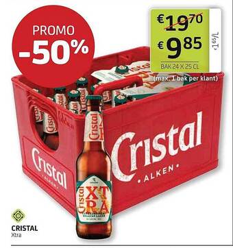 BelBev Cristal Xtra aanbieding