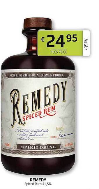 Remedy Spiced Rum