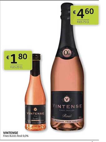 BelBev Vintense Fines Bulles Rosé aanbieding