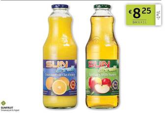 BelBev Sunfruit Sinaasappel & Appel aanbieding