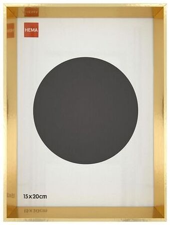 HEMA HEMA Fotolijst Hout 15x20 Facetrand Goud aanbieding