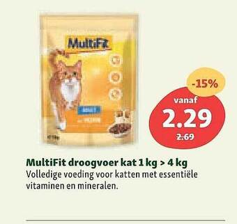 Maxi Zoo Multifit Droogvoer Kat aanbieding