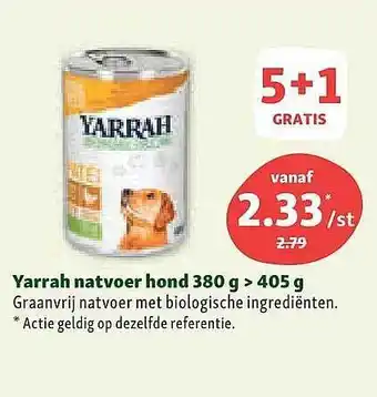 Maxi Zoo Yarrah Natvoer Hond aanbieding