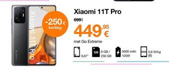 Orange Xiaomi 11t Pro aanbieding