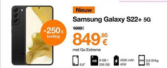 Orange Samsung Galaxy S22+ 5g aanbieding