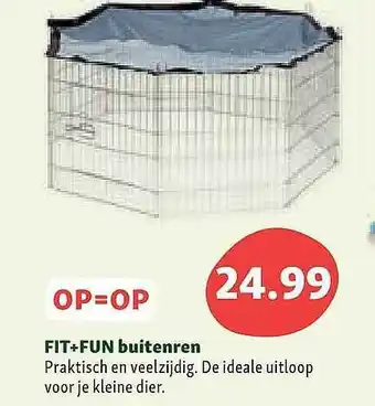 Maxi Zoo Fit Fun Buitenren aanbieding
