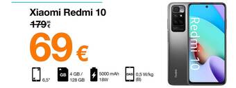 Orange Xiaomi Redmi 10 aanbieding