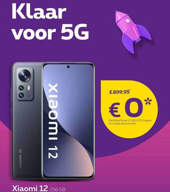 Proximus Xiaomi 12 256 Gb aanbieding