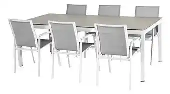 Ocean tuinset Jura/Bondi L 220 x B 100 cm Wit