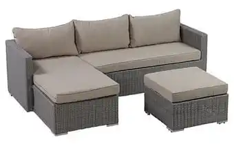 Dreamland Ocean loungeset Alberta taupe aanbieding