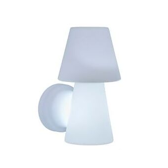 Brico Newgarden wandverlichting Lola wit 35cm aanbieding