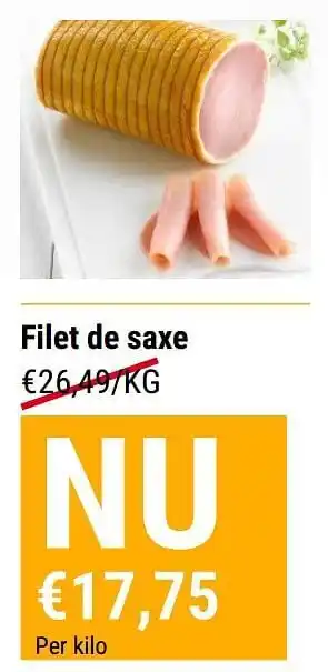 Filet de saxe