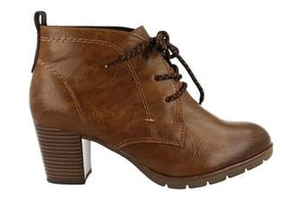 Berca Shoes Marco Tozzi Bottine Dames - Cognac aanbieding