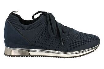 Berca Shoes Marco Tozzi Sneaker Laag Dames - Blauw aanbieding