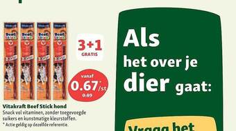 Maxi Zoo Vitakraft Beef Stick Hond aanbieding
