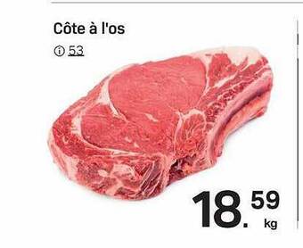 Buurtslagers Côte à L'os aanbieding