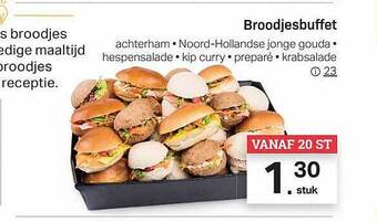 Broodjesbuffet