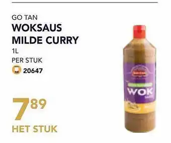 Woksaus Milde Curry