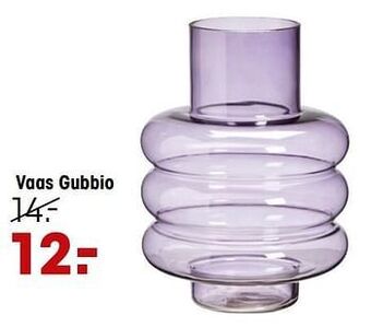 Kwantum Vaas gubbio aanbieding