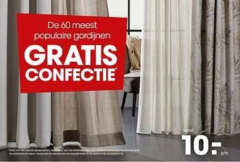 Kwantum Populaire gordijnen aanbieding