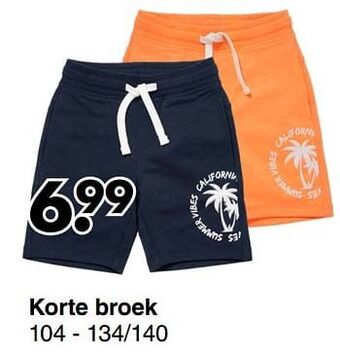 Wibra Korte broek aanbieding
