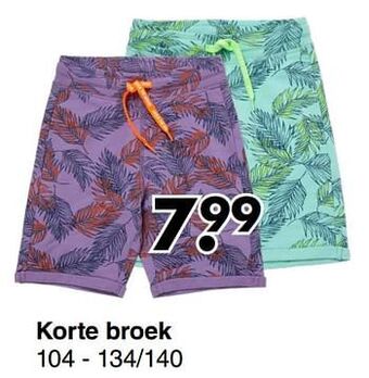 Wibra Korte broek aanbieding