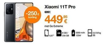 Orange Xiaomi 11t pro aanbieding