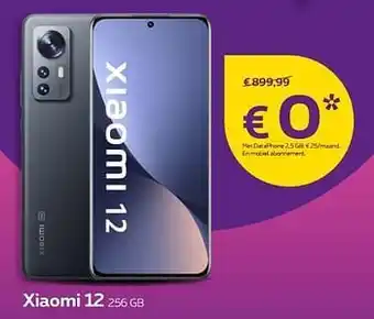 Proximus Xiaomi 12 256 gb aanbieding