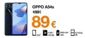 Orange Oppo a54s aanbieding