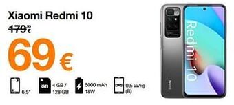 Orange Xiaomi redmi 10 aanbieding