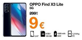 Orange Oppo find x3 lite 5g aanbieding