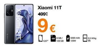 Orange Xiaomi 11t aanbieding