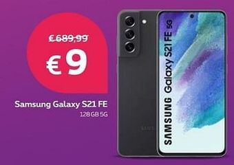 Proximus Samsung galaxy s21 fe 128gb 5g aanbieding