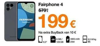 Orange Fairphone 4 aanbieding