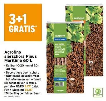 GAMMA Agrofino sierschors pinus maritima aanbieding