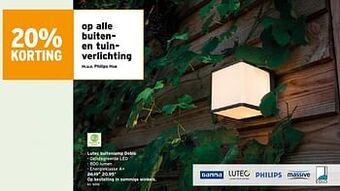 GAMMA Lutec buitenlamp doblo aanbieding
