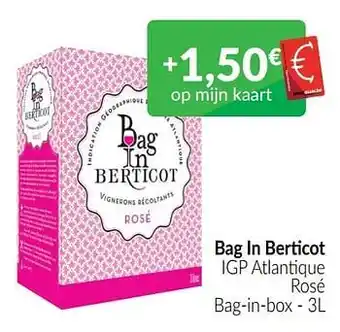 Intermarché Bag in berticot igp atlanti que rosé aanbieding