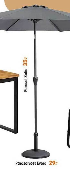 Kwantum Parasolvoet Evora aanbieding