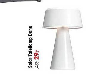 Kwantum Solar Tafellamp Danu aanbieding