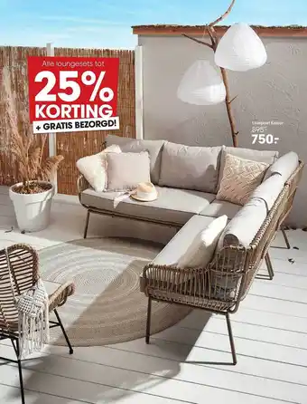 Kwantum Loungeset aanbieding
