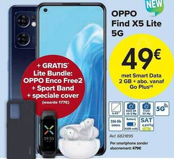 Carrefour Oppo Find X5 Lite 5g aanbieding