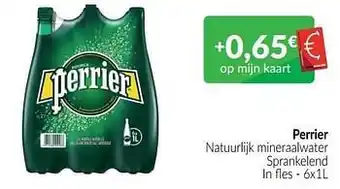 Intermarché Perrier natuurlijk mineraalwater sprankelend aanbieding