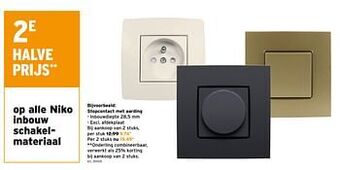 GAMMA Stopcontact met aarding aanbieding