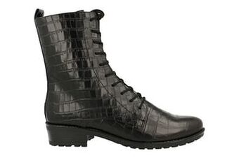 Berca Shoes Caprice Bottine Dames Comfort G Breedte - Zwart aanbieding