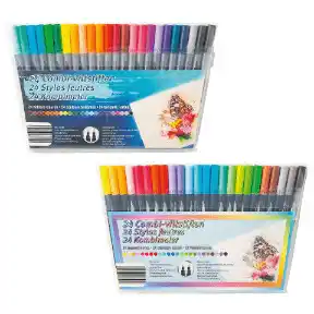 ALDI Kleurpotloden of stiften, 24 st. aanbieding
