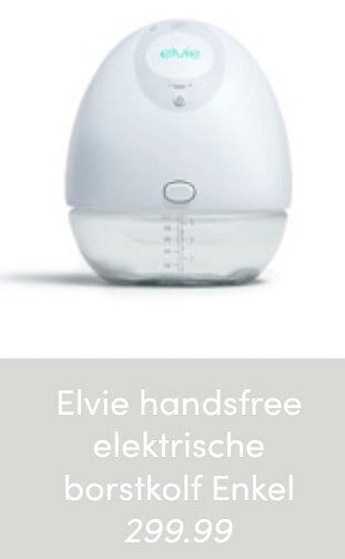 Baby & Tiener Elvie handsfree elektrische borstkolf enkel aanbieding