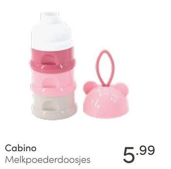 Baby & Tiener Cabino melkpoederdoosjes aanbieding